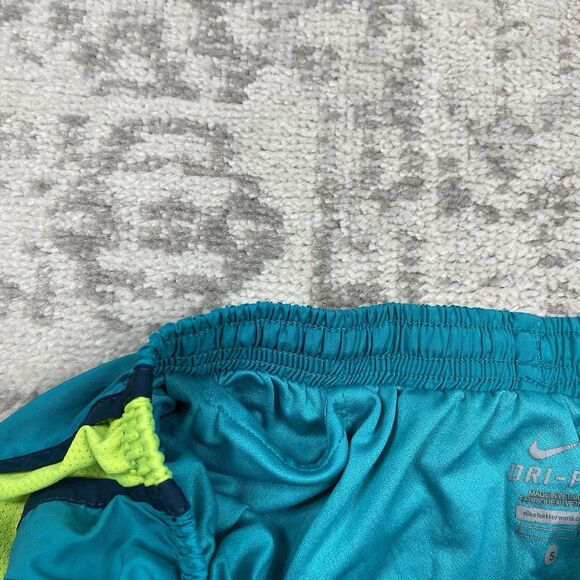 Nike Dri Fit Tempo Shorts Women's Drawstring Lined Green Shorts Size Small - Picture 5 of 6